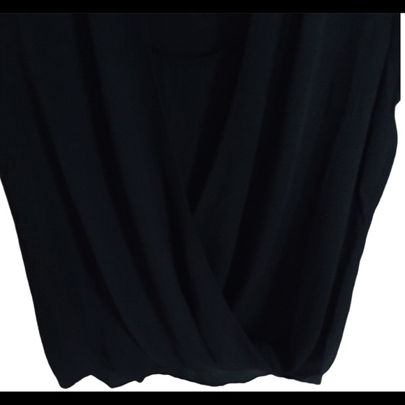 HALOGEN (Nordstrom) Surplice Blouse With V Neck Black Size XS - Picture 8 of 11